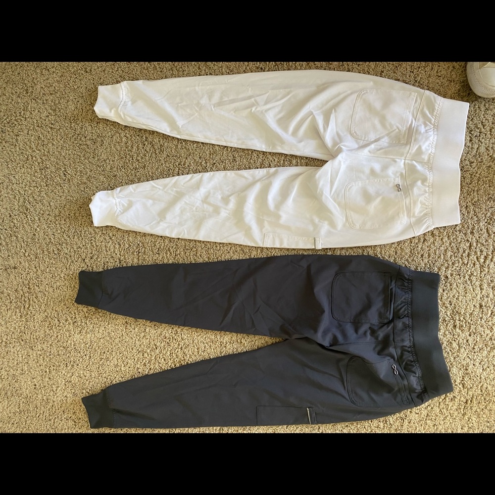 Infinity scrub joggers and Cherokee tops